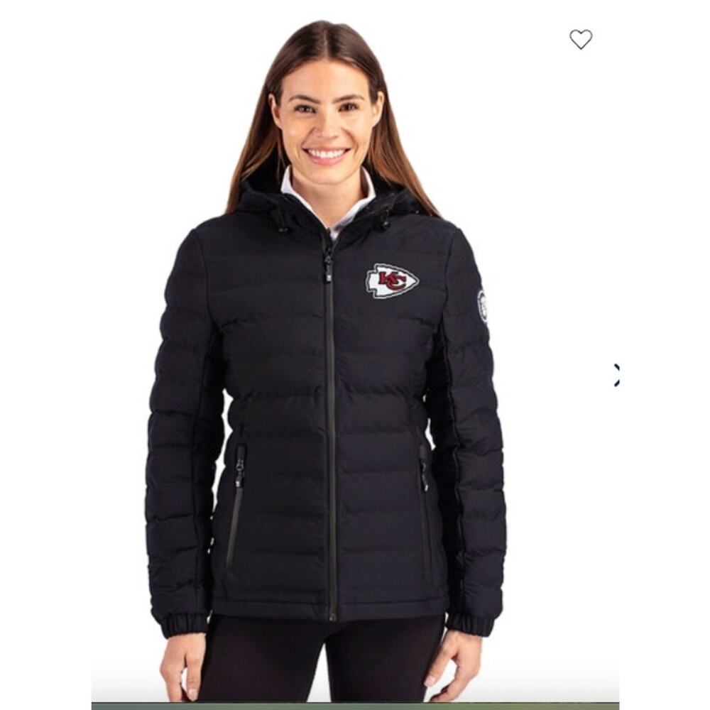 Cutter & Buck Mission Ridge Repreve® Eco Insulated Womens Puffer -Large- NEW